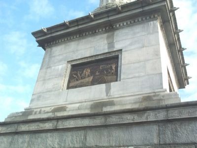 Eakins Bronze Plaque on the Left Side of the Monument image. Click for full size.