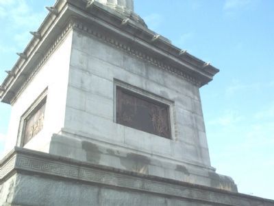 Niehaus Bronze Plaque on the Right Side of the Monument image. Click for full size.
