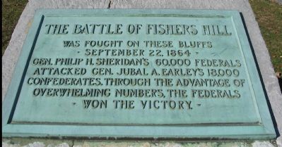 The Battle of Fishers Hill Marker image. Click for full size.