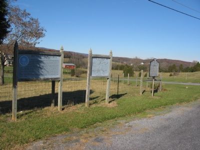 Marker Set along the Old Valley Pike. Click for full size. Marker Set along the Old Valley Pike image. Click for full size.
