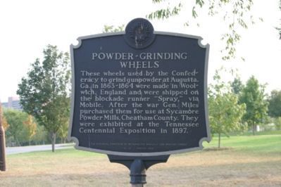 Powder Grinding Wheels - Front image. Click for full size.