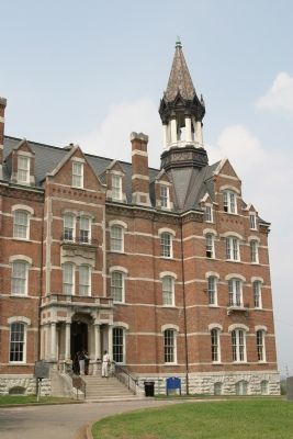Jubilee Hall and Marker. Click for full size. Jubilee Hall and Marker image. Click for full size.