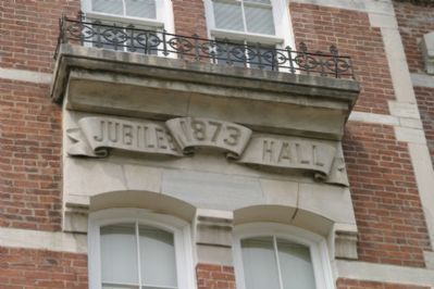 Jubilee Hall - Architectural Detail image. Click for full size.