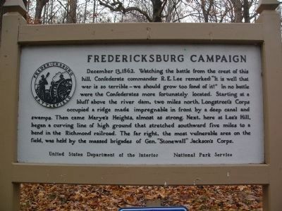 Fredericksburg Campaign Marker image. Click for full size.