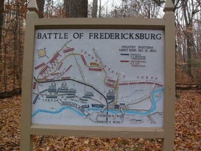 Battle of Fredericksburg Map Marker image. Click for full size.