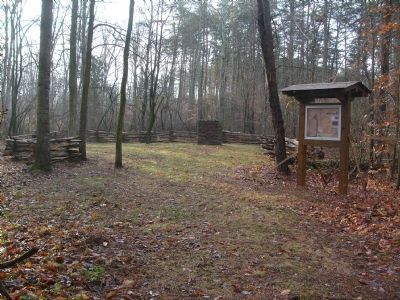 Cedar Run Court House Site and Marker. Click for full size. Cedar Run Court House Site and Marker image. Click for full size.