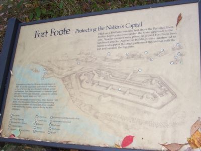 Fort Foote - Protecting the Nation's Capitol marker image. Click for full size.