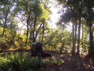 View ot the Potomac now blocked by a century of forest growth. Click for full size. View ot the Potomac now blocked by a century of forest growth image. Click for full size.
