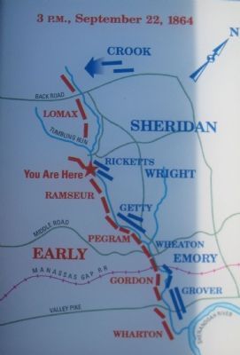 Map of Positions of Federal and Confederate Forces image. Click for full size.