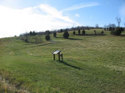 The Marker with Fisher's Hill in the Background image. Click for full size.