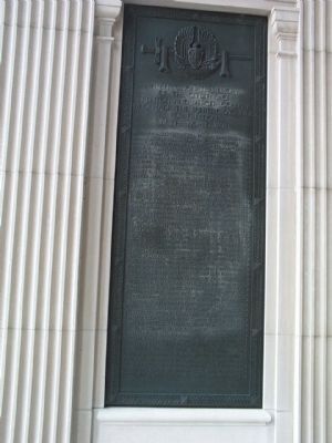 Name Plaque at the Left Front Side of Porch image. Click for full size.