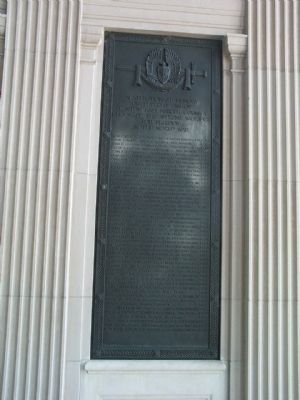 Name Plaque at the Right Front Side of Porch. Click for full size. Name Plaque at the Right Front Side of Porch image. Click for full size.