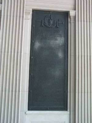 Name Plaque at the Right Front Side of Porch image. Click for full size.