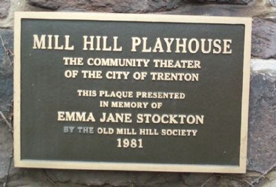 Mill Hill Playhouse Marker image. Click for full size.