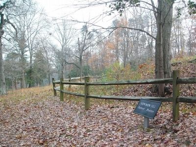 Howison Hill - Artillery Emplacement. Click for full size. Howison Hill - Artillery Emplacement image. Click for full size.