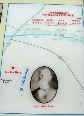 Close-Up of Map on Marker image. Click for full size.