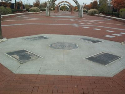 The four subject markers under the Pre-17th Century Arch image. Click for full size.