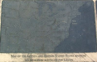 What happened to the Lenape? Marker. Click for full size. What happened to the Lenape? Marker image. Click for full size.