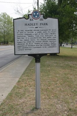 Hadley Park Marker image. Click for full size.