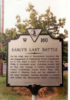 Early's Last Battle Marker image. Click for full size.