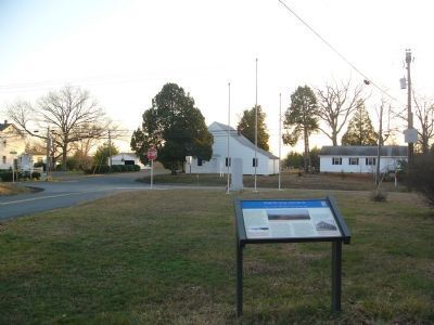 White Oak Church and Marker image. Click for full size.
