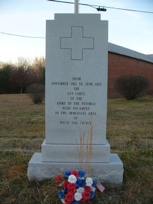 6th Corps Encampment Marker image. Click for full size.