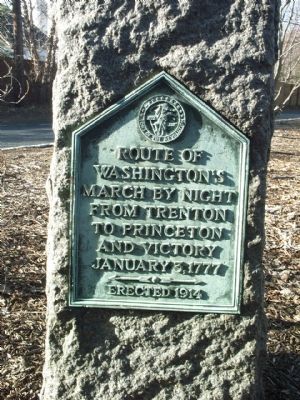 Route of Washingtons March Marker image. Click for more information.