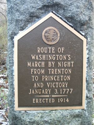 Route of Washington’s March Marker image. Click for more information.