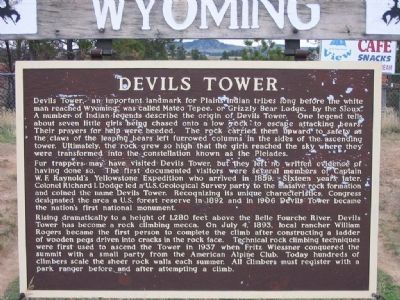 Devils Tower Marker image. Click for full size.