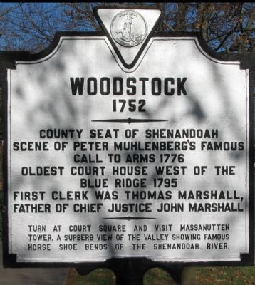 Woodstock Marker. Click for full size. Woodstock Marker image. Click for full size.
