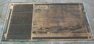 From Teacups to Toilets Marker. Click for full size. From Teacups to Toilets Marker image. Click for full size.