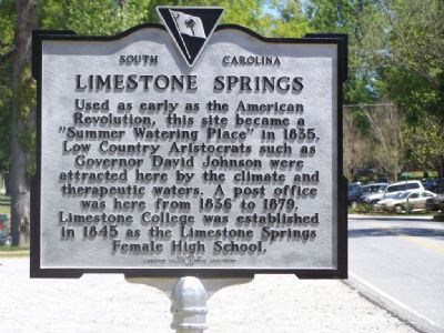 Limestone Springs Marker image. Click for full size.