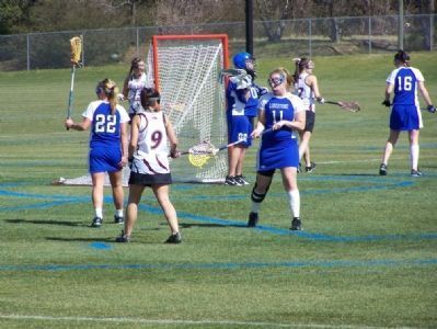 Limestone College Womans Lacrosse Team in action image. Click for full size.