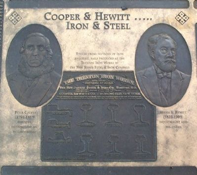Cooper & Hewitt .. Iron & Steel Marker image. Click for full size.