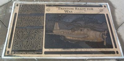 “Trenton Ready for War
.” Marker. Click for full size. “Trenton Ready for War
.” Marker image. Click for full size.