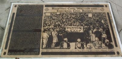 Righting Civil Wrongs and Ensuring Civil Rights Marker image. Click for full size.