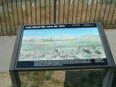 Last Stand Hill, June 25, 1876 image. Click for full size.