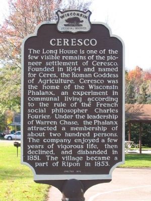 Ceresco Marker. Click for full size. Ceresco Marker image. Click for full size.