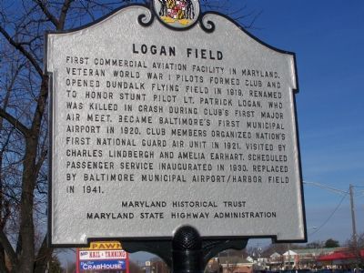 Logan Field Marker image. Click for full size.