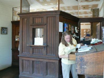 Old Post Office within E.E. Lake Store during 2007 Bluemont Fair image. Click for full size.