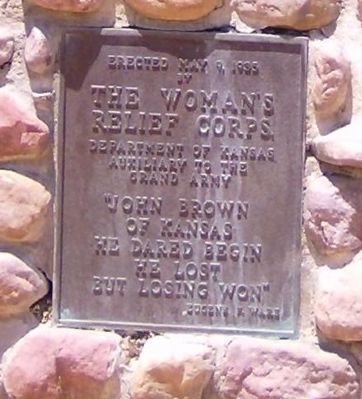 John Brown of Kansas Marker image. Click for full size.