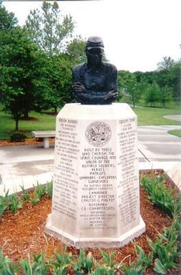 The Buffalo Soldier Monument Marker image. Click for full size.