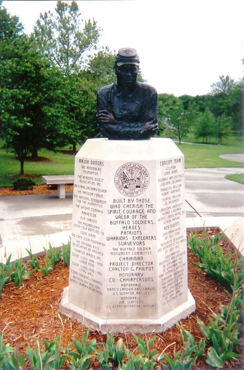 The Buffalo Soldier Monument Marker