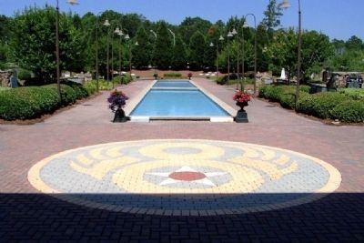 Museum Meditation Garden and Pool image. Click for full size.