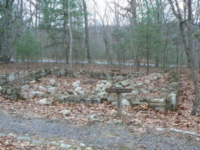 Remnants of Foundation of Camp Roosevelt Officers' Quarters. Click for full size. Remnants of Foundation of Camp Roosevelt Officers' Quarters image. Click for full size.