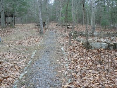 Pathway leading by Officers' Quarters toward 1986 Pavillion. Click for full size. Pathway leading by Officers' Quarters toward 1986 Pavillion image. Click for full size.