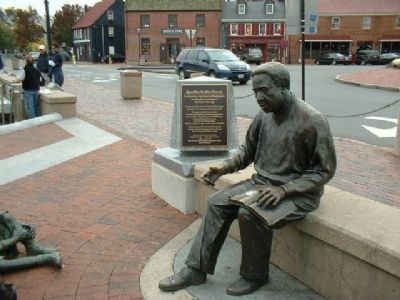 Memorial to Kunte Kinte-Alex Haley image. Click for full size.