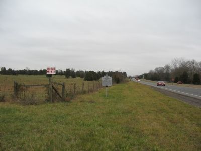 Looking northeast at the Marker along the Highway image. Click for full size.