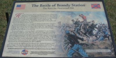 The Battle of Brandy Station Marker image. Click for full size.