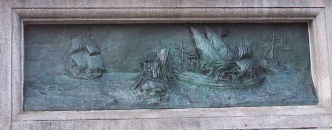 Rear plaque of monument. Click for full size. Rear plaque of monument image. Click for full size.